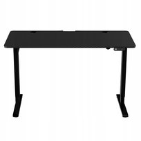 Electroprime Biurko gamingowe z podnoszonym blatem Flow czarne (140x60cm)