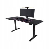 Electroprime Biurko gamingowe z podnoszonym blatem Flow czarne (160x75cm)