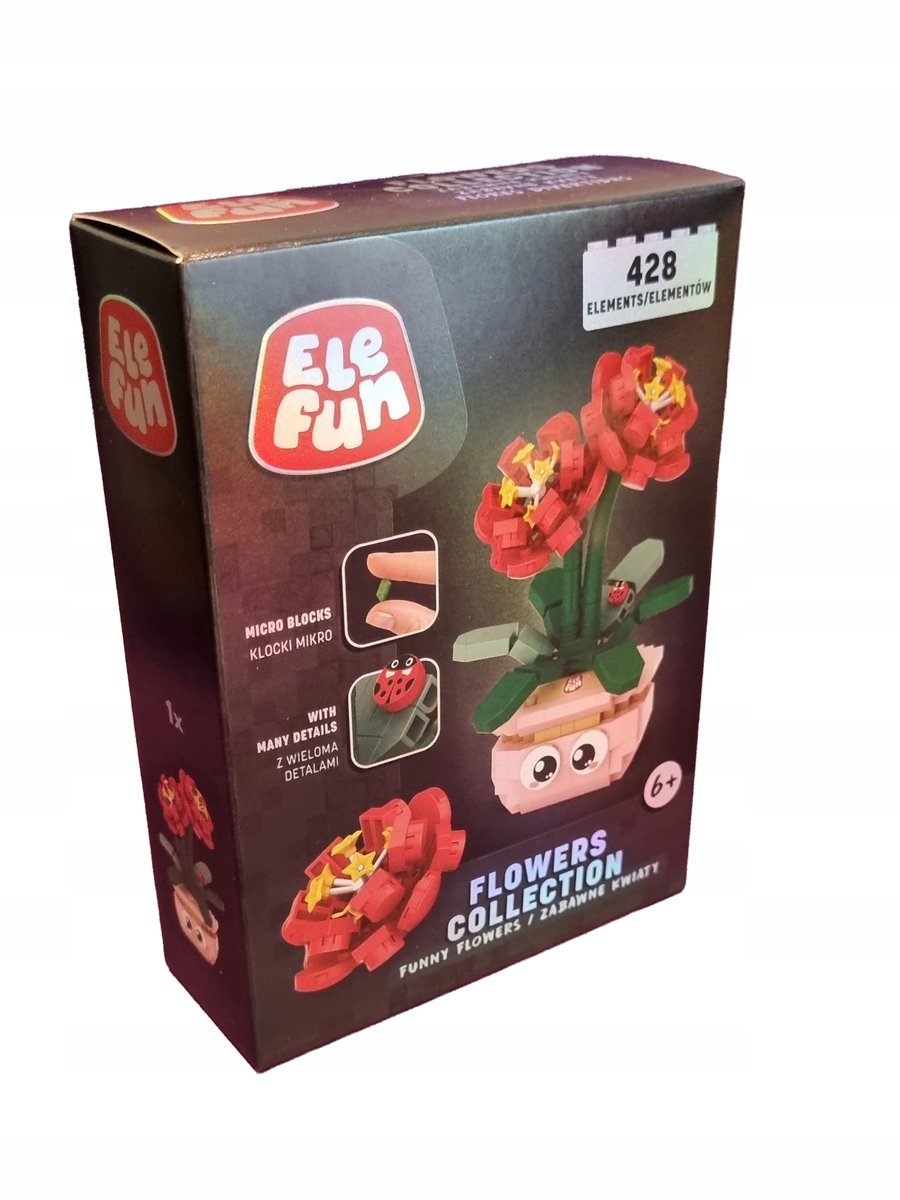 Elefun Flowers Collection Zabawne kwiaty 428el - Elefun | Sklep EMPIK.COM
