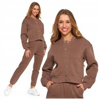 Elegancka Bluza Damska Bomberka Ocieplana Rozpinana na Napy MORAJ S