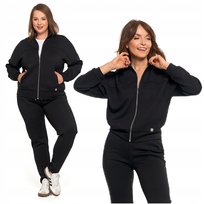 Elegancka BLUZA DAMSKA ROZPINANA ZE STÓJKĄ na zamek Modna Wygodna MORAJ S