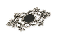 Elegancka Broszka Vintage Z Oczkiem  Retro Jubileo