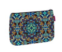 Elegancka Kosmetyczka Solo, nadruk Barcelona 14×21 cm – Podróżna, Wodoodporna, Kompaktowa | Bertoni Bertoni