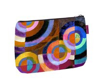 Elegancka Kosmetyczka Solo, nadruk Koła 14×21 cm – Podróżna, Wodoodporna, Kompaktowa | Bertoni