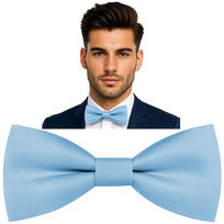 Elegancka muszka męska - JASNONIEBIESKI Luvu