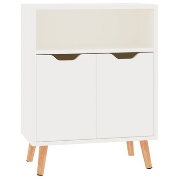 Elegancka szafka biała 60x30x72 cm drewno - 3 prze - Zakito Europe