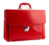 Elegancka teczka damska Tizano T07 czerwona Tizano