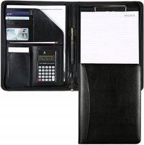 Elegancki Biwuar Aktówka Teczka Biznesowa Multi Organizer A4 Czarna