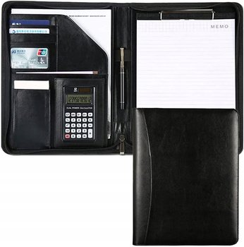 Elegancki Biwuar Aktówka Teczka Biznesowa Multi Organizer A4 Czarna - Inna marka