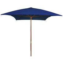 Elegancki drewniany parasol z ochroną UV - 200x300