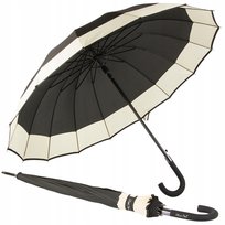 Elegancki Duży Parasol Rządowy Mocny Xxl Antypoślizgowa Rączka Automatyczny