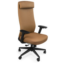 Elegancki fotel biurowy obrotowy krzesło regulowane z podłokietnikiem Spacetronik HAVARD PU