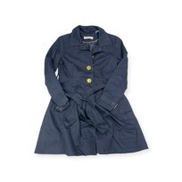 Elegancki granatowy płaszcz damski ZARA BASIC L Zara