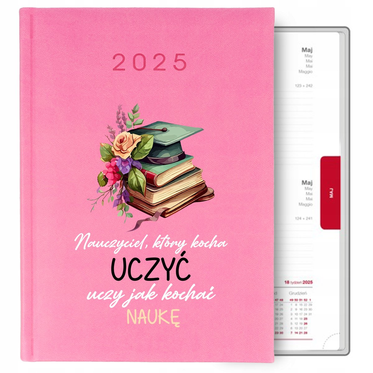 Kalendarz akademicki różowy 5