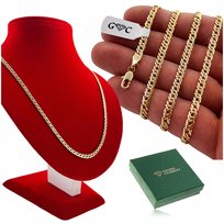 ELEGANCKI ŁAŃCUSZEK MĘSKI ZE STALI CHIRURGICZNEJ, ROMBO 55cm/4mm + Y