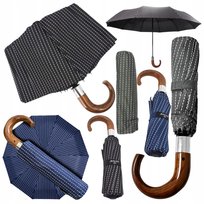 ELEGANCKI PARASOL AUTOMATYCZNY z Pokrowcem Solidna Rączka MIX KOLORÓW Ziller
