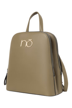 Elegancki plecak Nobo dwukomorowy zielony - Nobo