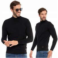 Elegancki SWETER MĘSKI Półgolf Klasyczny Stylowy Sweterek Ze Stójką MORAJ S