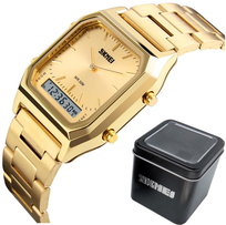 Elegancki Zegarek Męski Skmei 2018 Bransoleta Stal