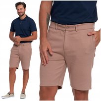 Eleganckie Szorty Męskie Krótkie Spodenki na Lato Modne Wygodne MORAJ 3XL