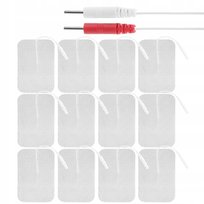 Elektrody Żelowe Tens Ems 5X9 Cm Nakładki Pady Do Elektrostymulatora 12 Szt