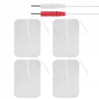 Elektrody Żelowe Tens Ems 5X9 Cm Nakładki Pady Do Elektrostymulatora 4 Szt