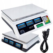 Elektroniczna Waga Sklepowa Lcd Kalkulacyjna 40 Kg Przemysłowa Ondragon