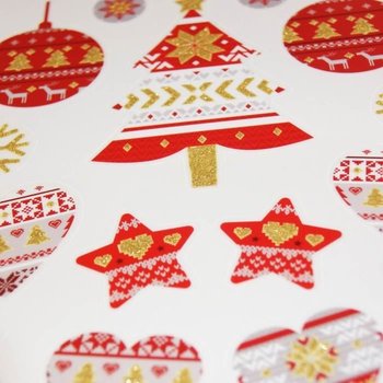 Elektrostatyczna dekoracja okienna - świąteczne swetry - GLOBAL GIFT