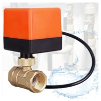 ELEKTROZAWÓR KULOWY Z SIŁOWNIKIEM NAPĘD AC 220V DN25 DWUDROŻNY 1/2