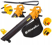 Elektryczna dmuchawa odkurzacz do liści 45L Riwall REBV3200E Rozdrabniacz