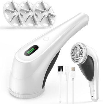 Elektryczna golarka do usuwania kłaczków z wskaźnikami LED, ładowanie przez USB, elektryczna maszynka do usuwania kłaczków, 2 ustawienia wysokości, 3  - Inny producent
