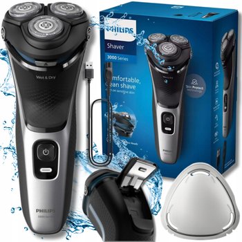 Elektryczna Golarka Męska Philips S3143/00 - na Sucho i Mokro Bezprzewodowa - Philips