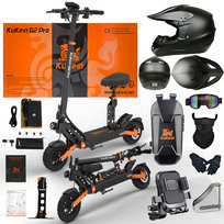 Elektryczna hulajnoga z siedziskiem KuKirin G2 Pro 600W | 45 km/h | do 58 km | 9” opony bezdętkowe | składana | LED