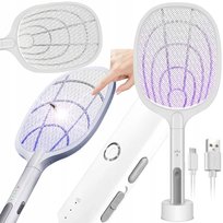 Elektryczna Łapka Na Muchy Packa Na Owady Komary Rażąca Prądem Owadobójcza