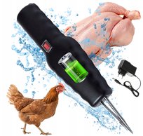 ELEKTRYCZNA SKUBARKA DO PIERZA DROBIU SKUBACZKA DO KUR KURCZAKOW CZARNA