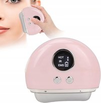Elektryczny masażer Gua Sha z mikroprądem i światłami LED -relaks i lifting brak informacji
