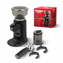 Elektryczny młynek Żarnowy do Kawy WEBBER CG6 180W AUTOMATYCZNY 25 POZIOMÓW Webber