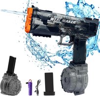 Elektryczny Pistolet na Wodę Automat Karabin Mocny Akumulator 2 Magazynki