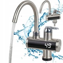 ELEKTRYCZNY PODGRZEWACZ WODY LED KRAN 3000W Z WYŚWIETLACZEM TEMPERATURY