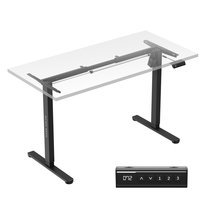Elektryczny Stelaż Biurkowy Mark Adler Xeno 2.1 Czarny, Regulacja Wysokości 72-118 cm, Pamięć 3 Pozycji, Szerokość 90-135 cm, Udźwig 80 kg Mark Adler
