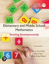 Elementary and Middle School Mathematics: Teaching Developmentally, Global Edition Opracowanie zbiorowe