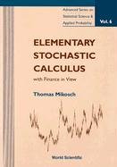 Elementary Stochastic Calculus, With Finance In View Mikosch Thomas