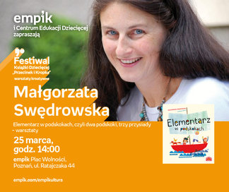 Elementarz w podskokach, czyli dwa podskoki, trzy przysiady – warsztaty z Małgorzatą Swędrowską | Empik Plac Wolności