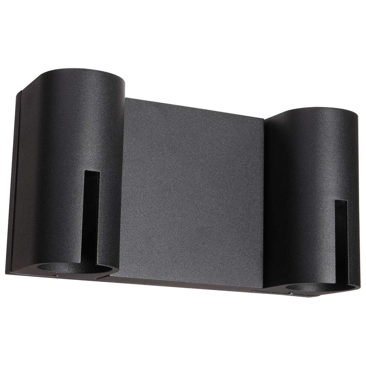 Elewacyjna LAMPA ścienna ROVIGO 603-2/BK-9 Italux metalowa OPRAWA ogrodowa LED 16W 3000K na taras outdoor IP54 czarna-Zdjęcie-0