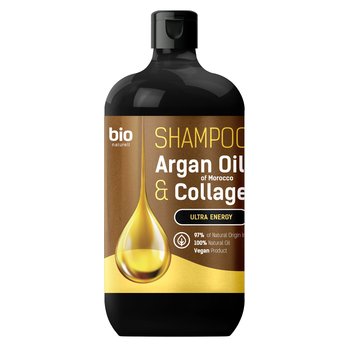 Elfa, Bio Naturell, Energetyzujący szampon do włosów z marokańskim olejem arganowym i kolagenem, 946 ml - bio naturell