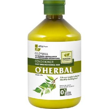 Elfa Pharm, O'Herbal, odżywka z ekstraktem z brzozy do włosów normalnych, 500 ml - Elfa Pharm