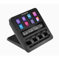 Elgato Stream Deck +, mikser audio, konsola produkcyjna i kontroler studyjny oraz dla twórców treści, przesyłania strumieniowego i gier, z konfigurowalnymi pokrętłami na pasku dotykowym i klawiszami elgato