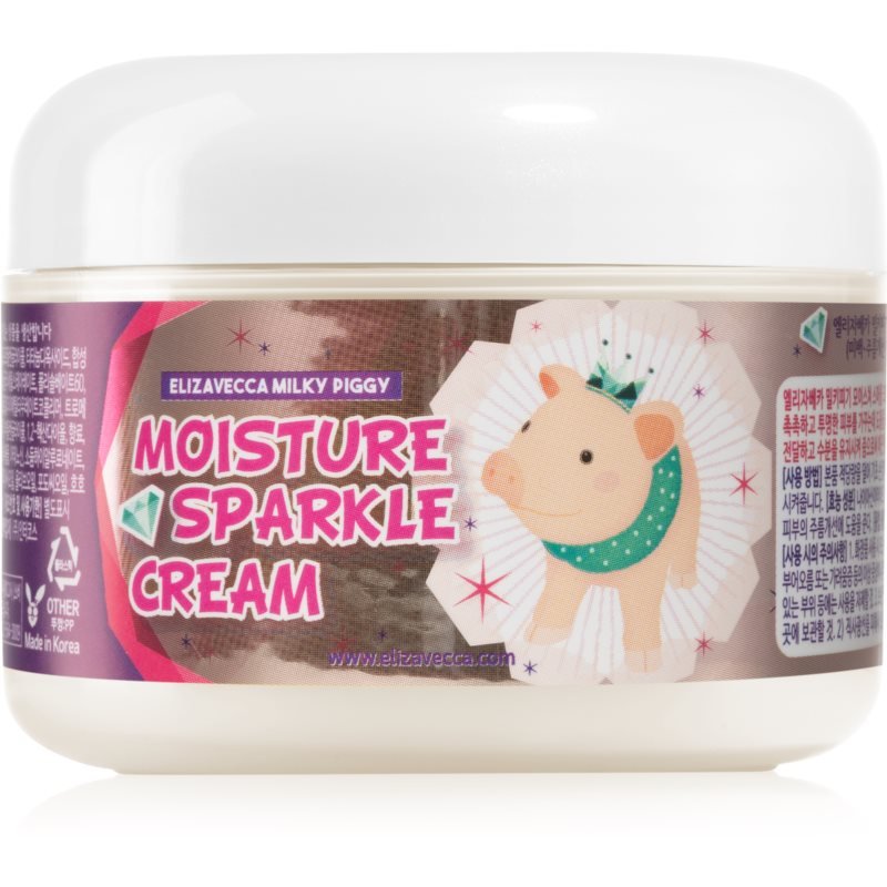 Elizavecca Milky Piggy Moisture Sparkle Cream rozświetlający krem nawilżający 100 ml Sklep