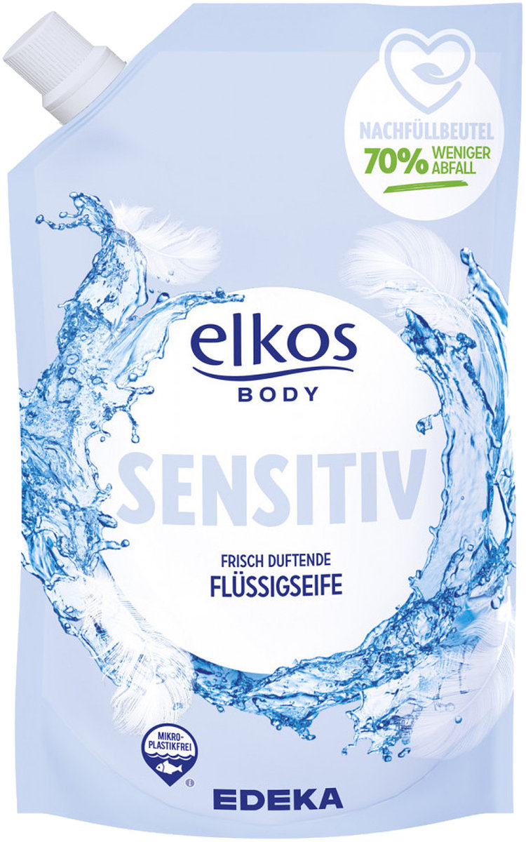 Фото - Мило Elkos Sensitive mydło w płynie 750 ml (zapas)