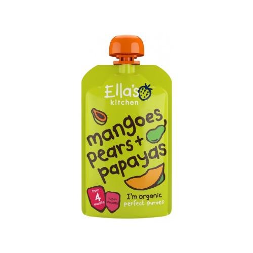 Фото - Дитяче харчування Ellas Kitchen Ella'S Kitchen Bio Mango, Gruszka I Papaja, 120G 